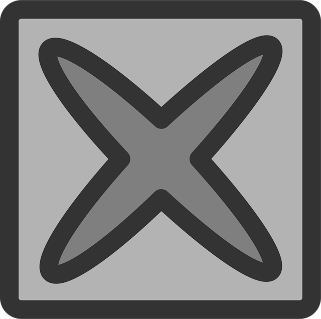 Free delete button star vector