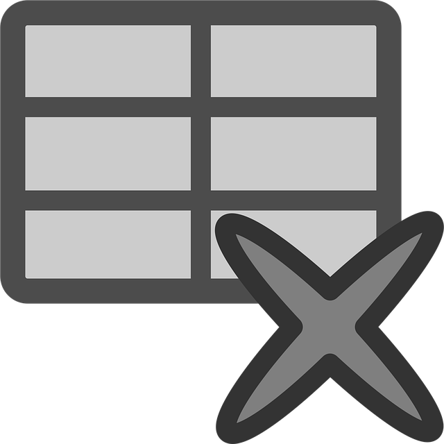 Free delete record table illustration