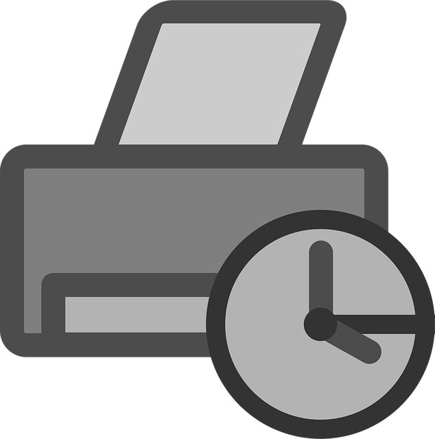 Free print printer timer illustration