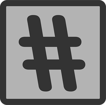 8+ Free Hashtag & Typography Vectors - Pixabay