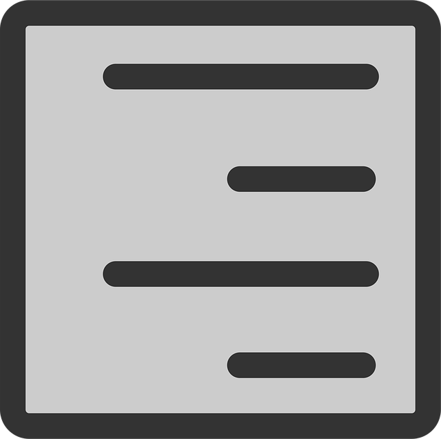Texto, Derecho, Alineado