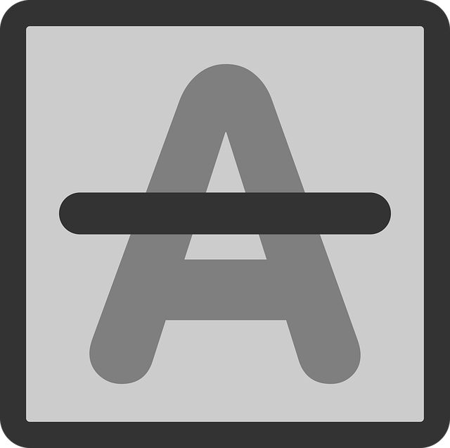 Free strike through symbol vector