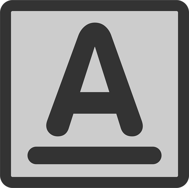 Free underline action sign vector