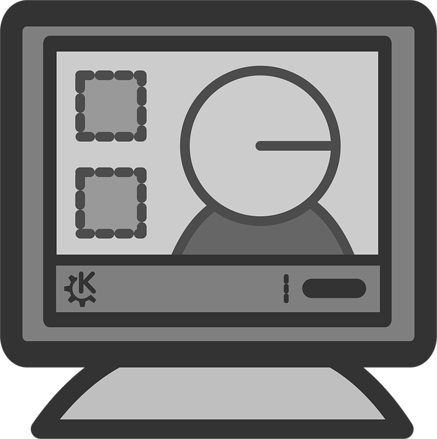 Free computer screen edit vector