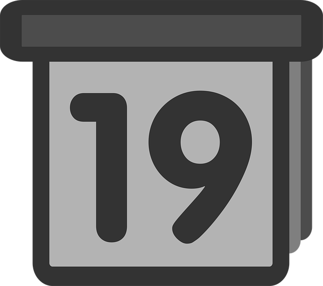 Free date calendar day vector