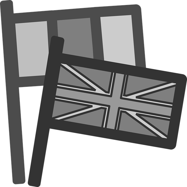 Flag, International, Grå, Dk, National