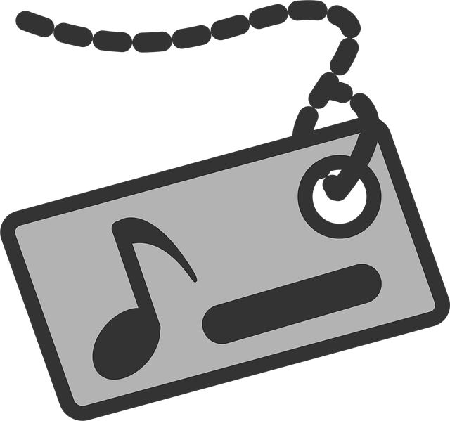 Free badge tag music vector