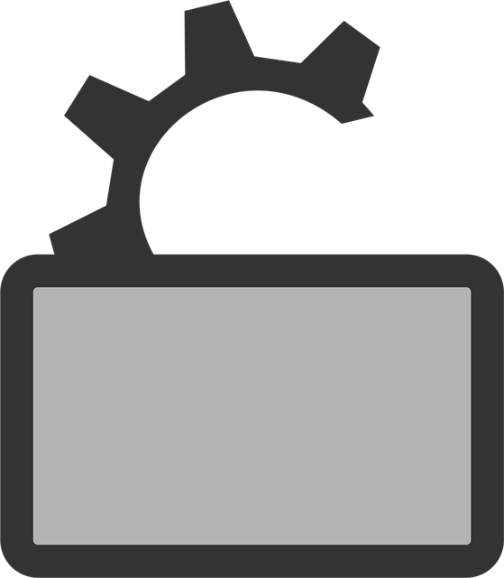 Logo, Medio Engranaje, Tarjeta, Símbolo