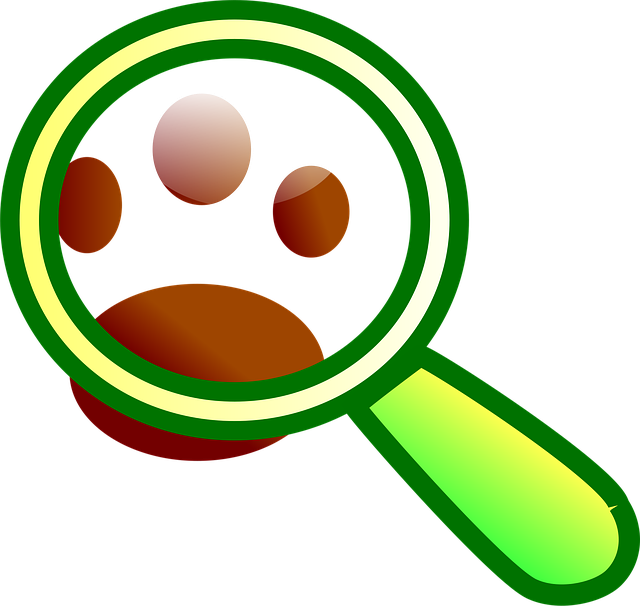 Free footprint paw find vector