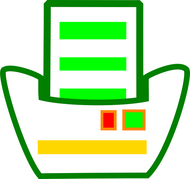 Free printer scanner fax vector