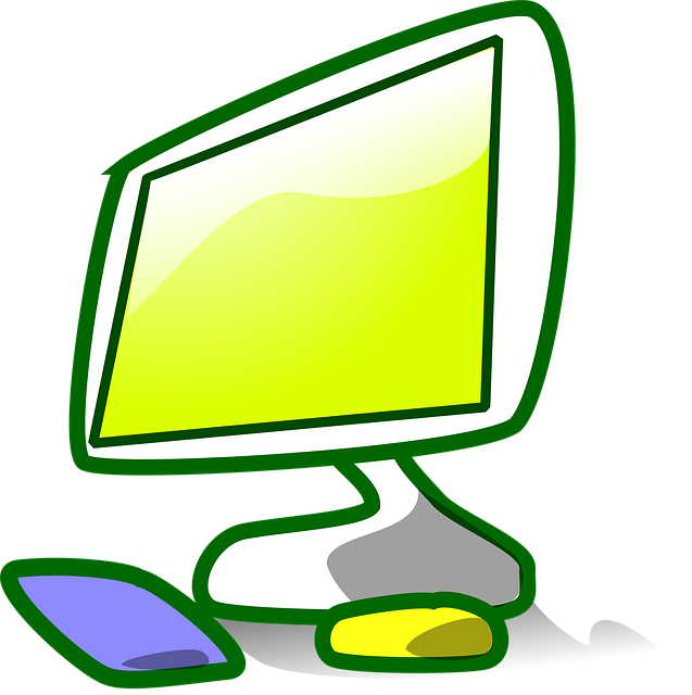 Free monitor screen digital vector
