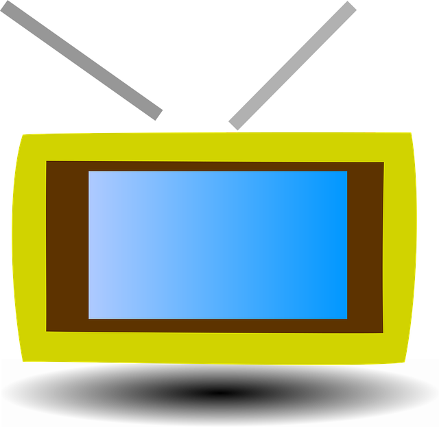 Free television tv screen vector