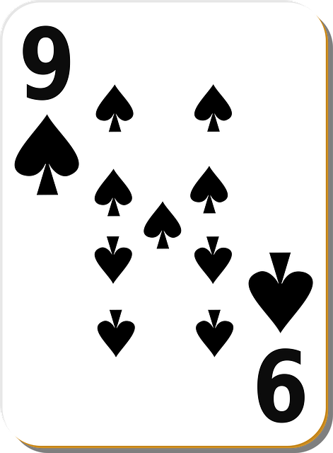 Free spade 9 nine vector