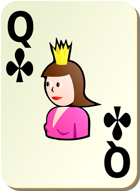 Klubber, Dronning, Spillekort, Poker