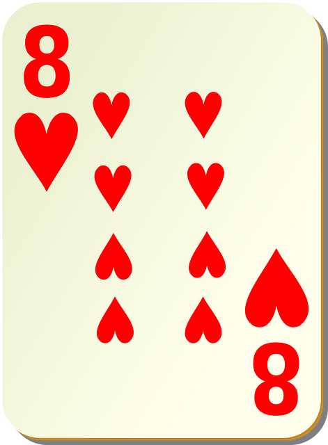 Free hearts eight 8 vector