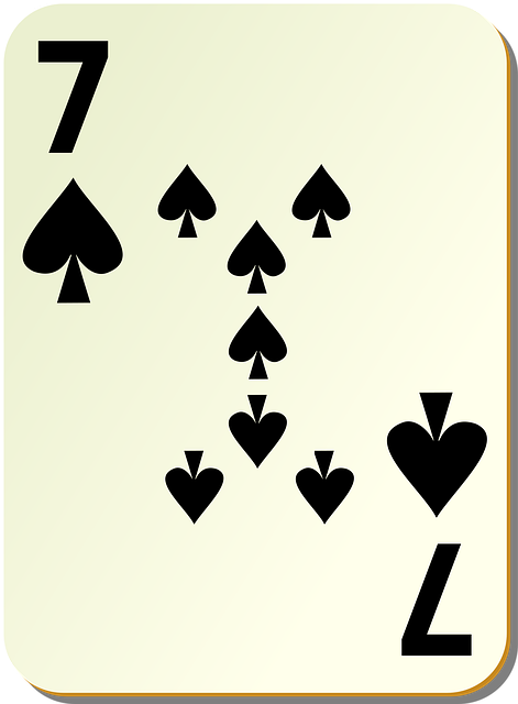 Cazma, Pică, Șapte, Carti De Joc, Card