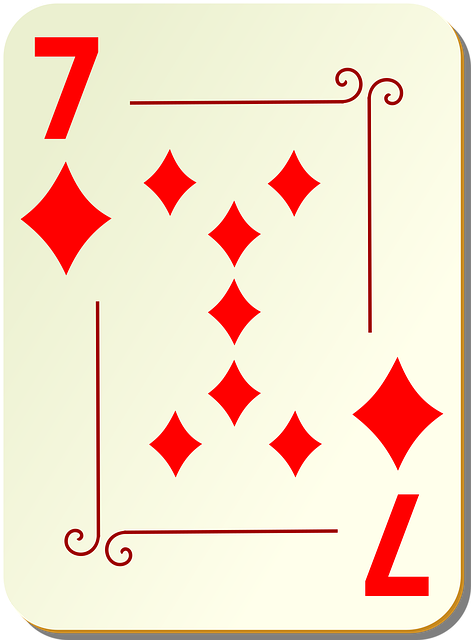 Free seven diamonds play vector
