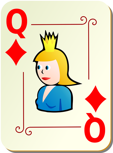 Regină, Diamante, Carti De Joc, Poker