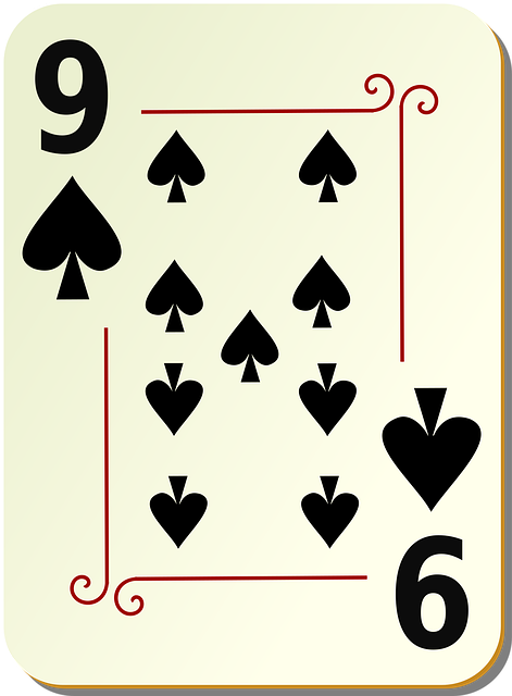 Neun, Spaten, Spielkarten, Poker