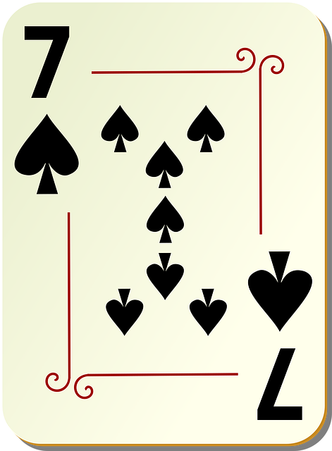 Free spades seven 7 vector