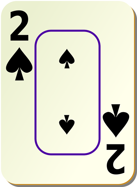Free spades two 2 illustration