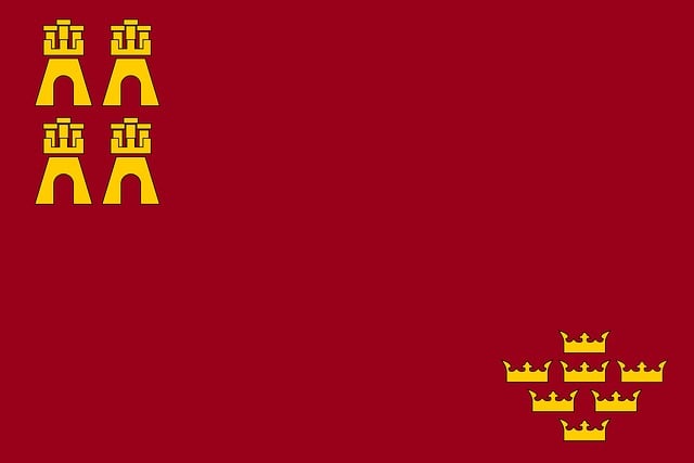 Free murcia flag region vector