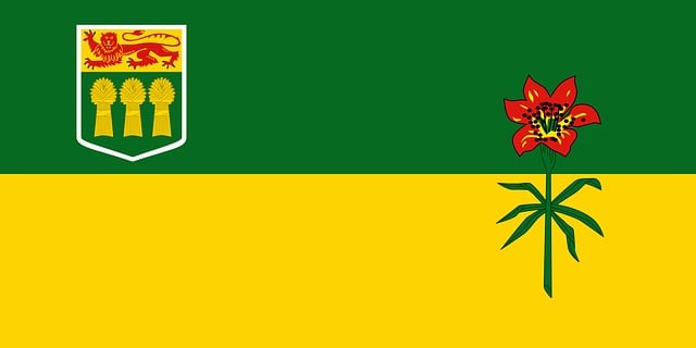 Free saskatchewan province flag illustration