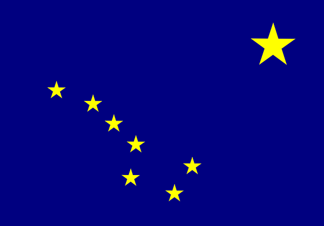 Download free HD stock image of Flag Alaska Free flag alaska state vector