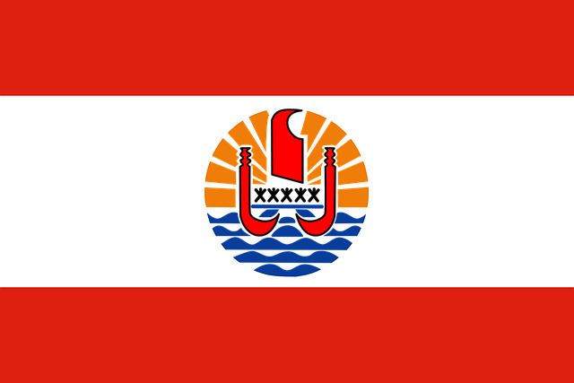 Flagg, Polynesia, Fransk, Frankrike