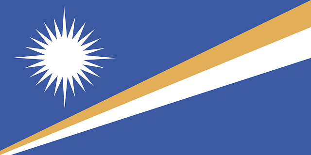 Free marshall islands flag oceania vector