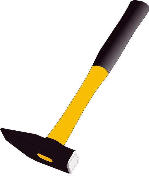 Free hammer tool repair vector