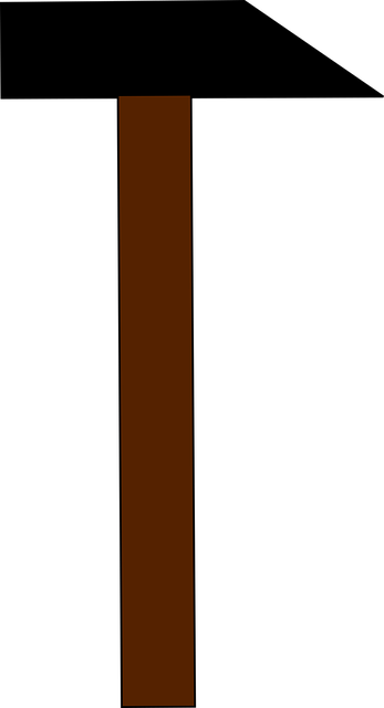 Free hammer tool repair vector