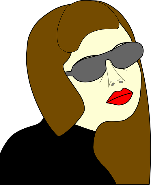 Free girl fashionable young vector