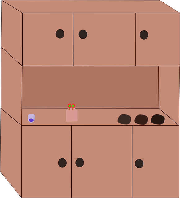 Free cabinet kitchen cupboard vector