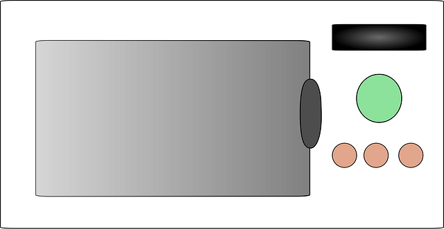 Free microwave oven cooking vector
