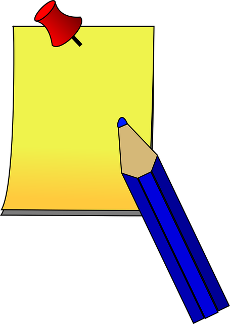 Free memo note paper illustration