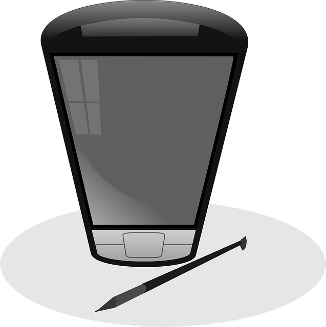 Free pda mobile smartphone illustration
