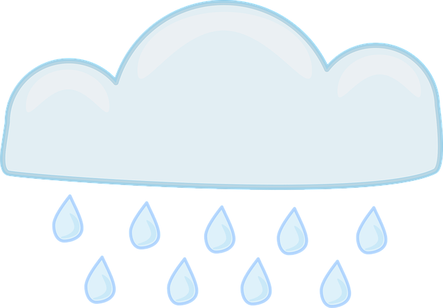 Free rain cloud rain storm vector