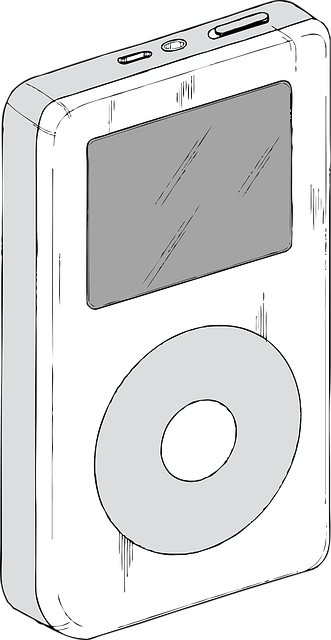 Free pod music apple vector