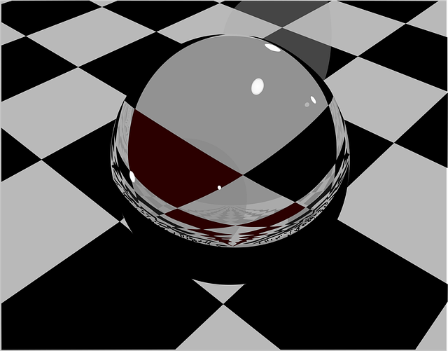 Free crystal ball transparent vector