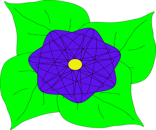 Free flower plant violet vector