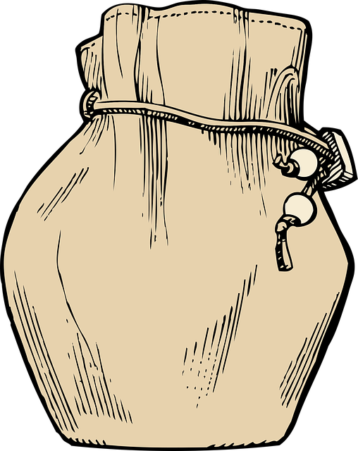 Free leather pouch carry illustration