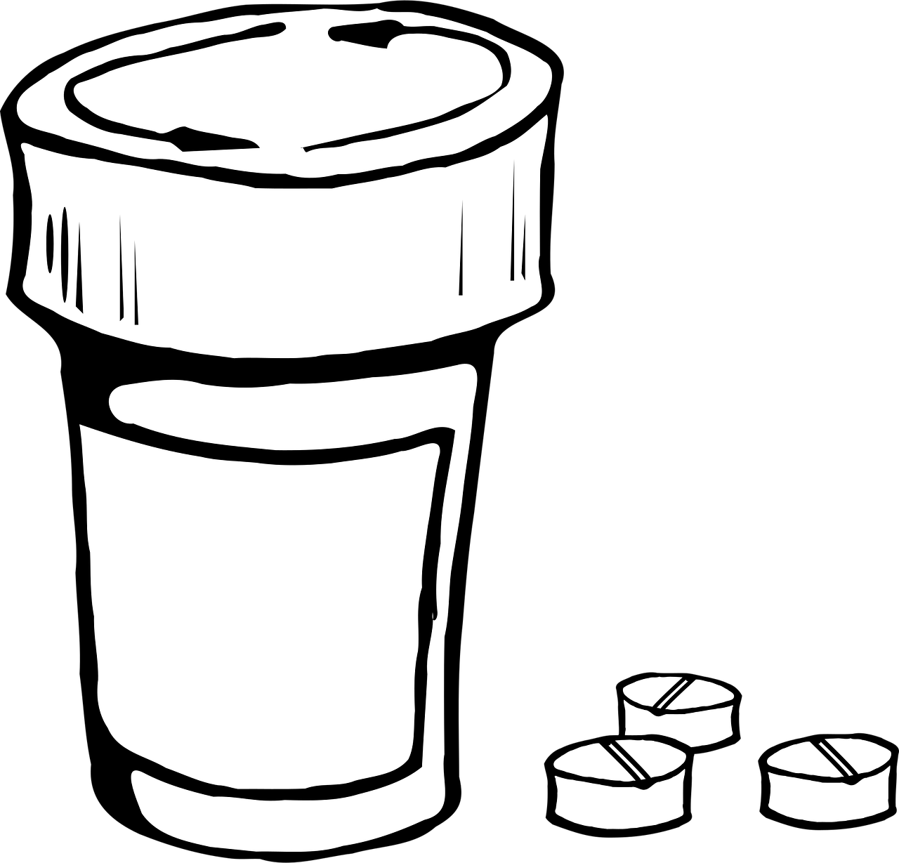 Download Bottle, Pill, Container. Royalty-Free Vector Graphic - Pixabay
