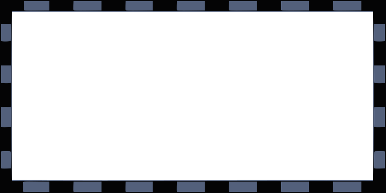 Free border rectangular blue vector