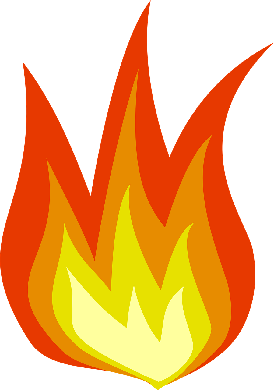 Brand Geel Vlam Gratis Vectorafbeelding Op Pixabay