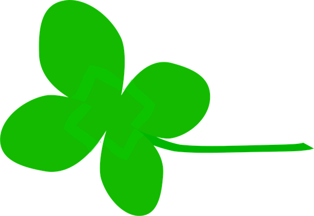 Free four leaf clover green vector