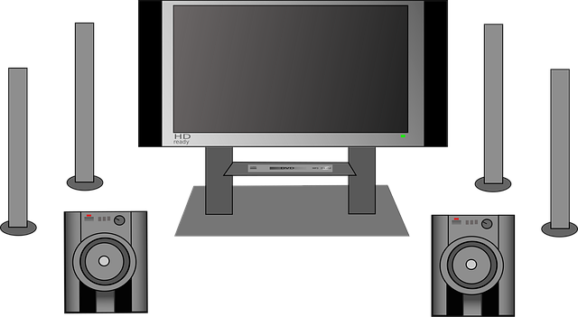 Free television flat panel vector