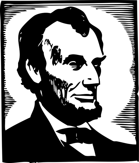 Free abraham lincoln president vector