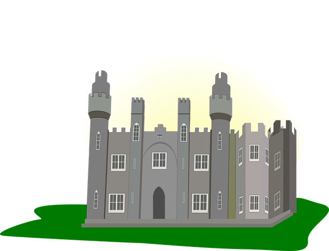 Castillo, Medieval, Edificio, Fuerte