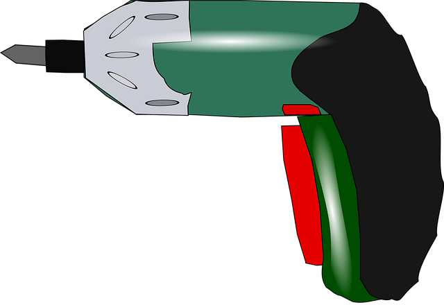 Free drill tool electric vector